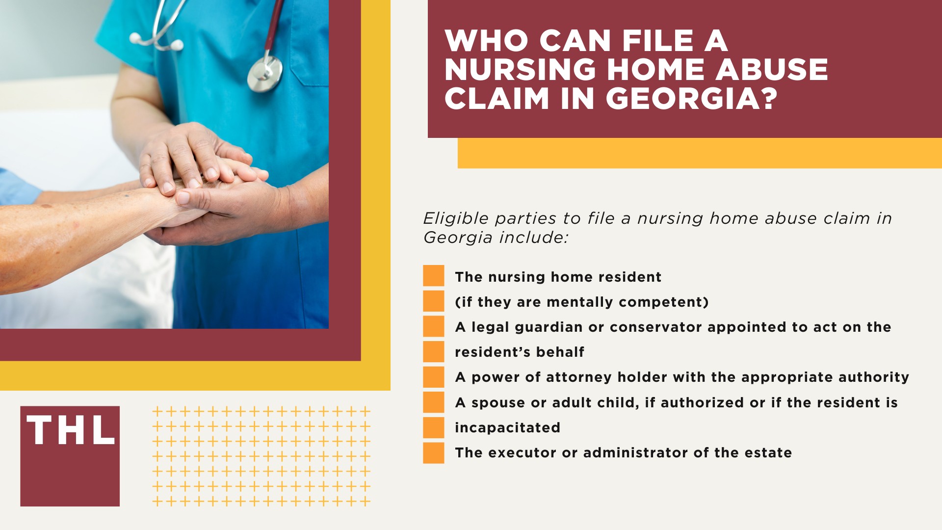 The #1 Atlanta Nursing Home Abuse; Our Founder and Experienced Personal Injury Attorney: Tor Hoerman Lawyer; What To Do If You Suspect Nursing Home Abuse or Neglect in Atlanta_ Steps to Take; How To Report Nursing Home Abuse in Atlanta; Gathering Evidence for a Nursing Home Abuse Claim; Damages in a Nursing Home Liability Claim; Nursing Home Abuse and Neglect Explained; Types of Nursing Home Neglect; The Legal Process for a Nursing Home Abuse Lawsuit in Georgia; Who Can File a Nursing Home Abuse Claim in Georgia