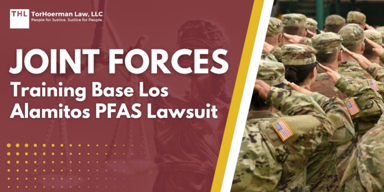 Joint Forces Training Base Los Alamitos PFAS Lawsuit; Dangerous Levels of PFAS Contamination Found at Joint Forces Training Base Los Alamitos; Impacted Populations at Joint Forces Training Base Los Alamitos; What Are PFAS Chemicals and Why Are They Dangerous; Health Risks Associated with PFAS Contamination; Do You Qualify For the Joint Forces Training Base Los Alamitos PFAS Lawsuit; Gathering Evidence for a PFAS Claim; TorHoerman Law_ Investigating PFAS Lawsuits at Joint Forces Training Base Los Alamitos