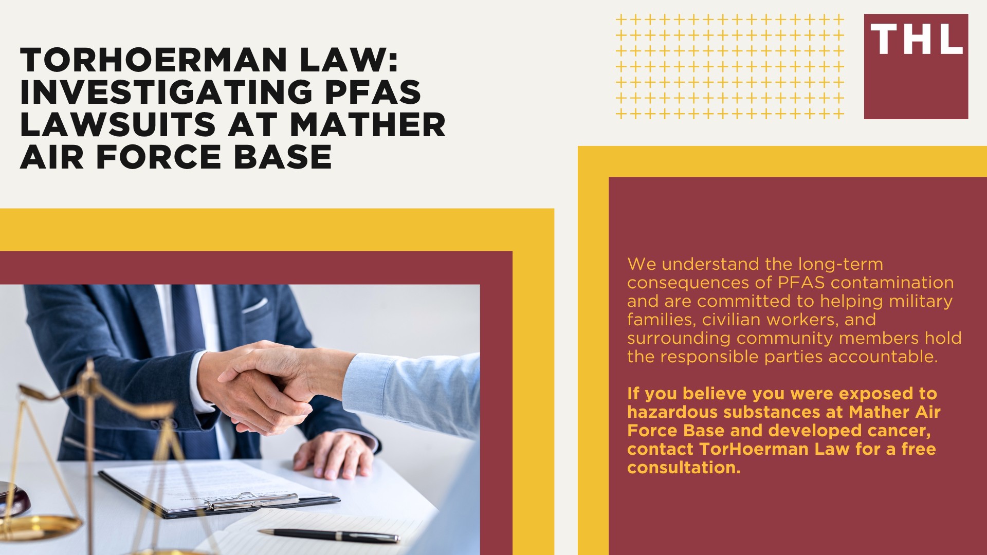 Dangerous Levels of PFAS Contamination Detected at Mather Air Force Base; What Are PFAS Chemicals and Why Are They Dangerous; Do You Qualify for The Mather Air Force Base PFAS Lawsuit; TorHoerman Law_ Investigating PFAS Lawsuits at Mather Air Force Base