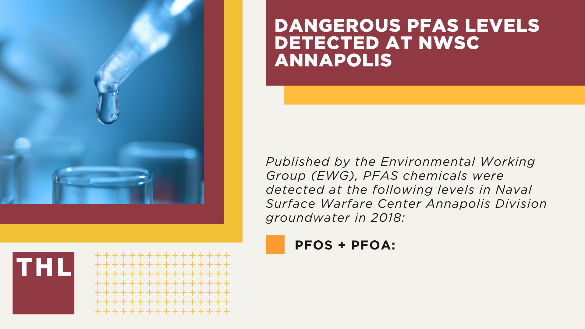 Dangerous PFAS Levels Detected at NWSC Annapolis