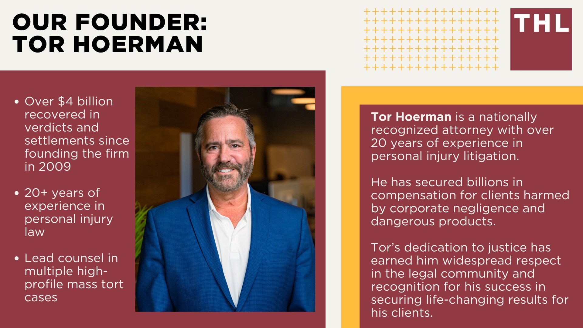 Meet Our Atlanta Pedestrian Lawyers; Meet Our Romeoville Pedestrian Accident Lawyers; Our Founder: Tor Hoerman