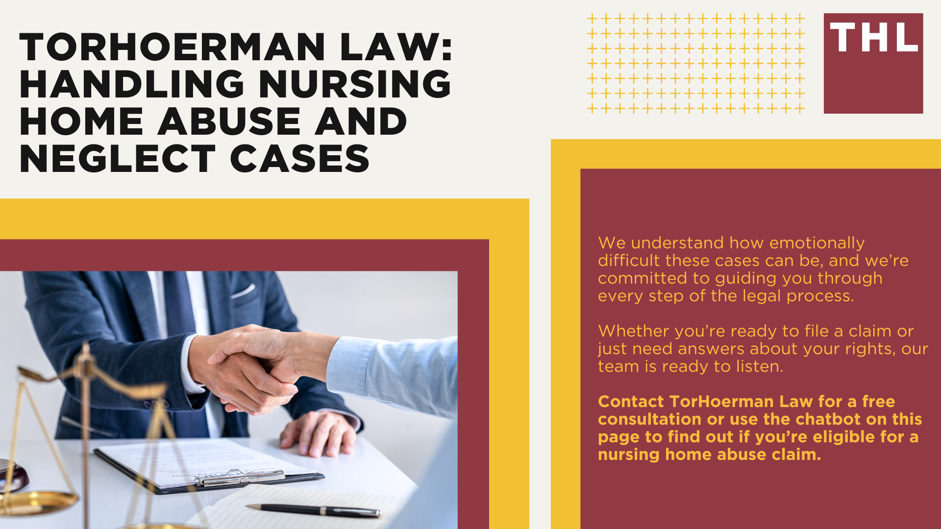Where To Report Nursing Home Abuse Cases in Cook County; The Warning Signs of Nursing Home Abuse; Types of Mistreatment in Long-Term Care Facilities_ What Makes a Facility Liable; Why You Need To Contact a Nursing Home Abuse Attorney; TorHoerman Law_ Handling Nursing Home Abuse and Neglect Cases