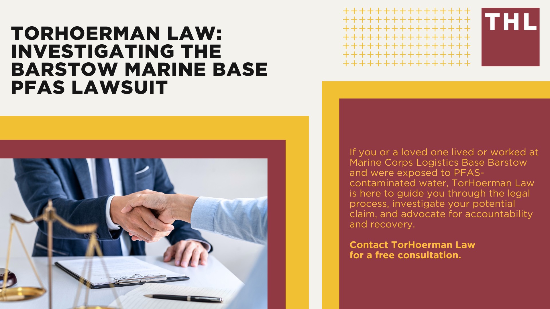 Dangerous Levels of PFAS Detected at Barstow Marine Base; Do You Qualify for the Barstow Marine Base PFAS Lawsuit; TorHoerman Law_ Investigating the Barstow Marine Base PFAS Lawsuit