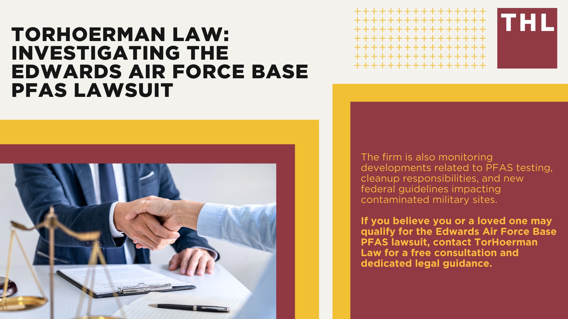 Dangerous Levels of PFAS Contamination Detected at Edwards Air Force Base; Do You Qualify for the Edwards Air Force Base PFAS Lawsuit; TorHoerman Law_ Investigating the Edwards Air Force Base PFAS Lawsuit