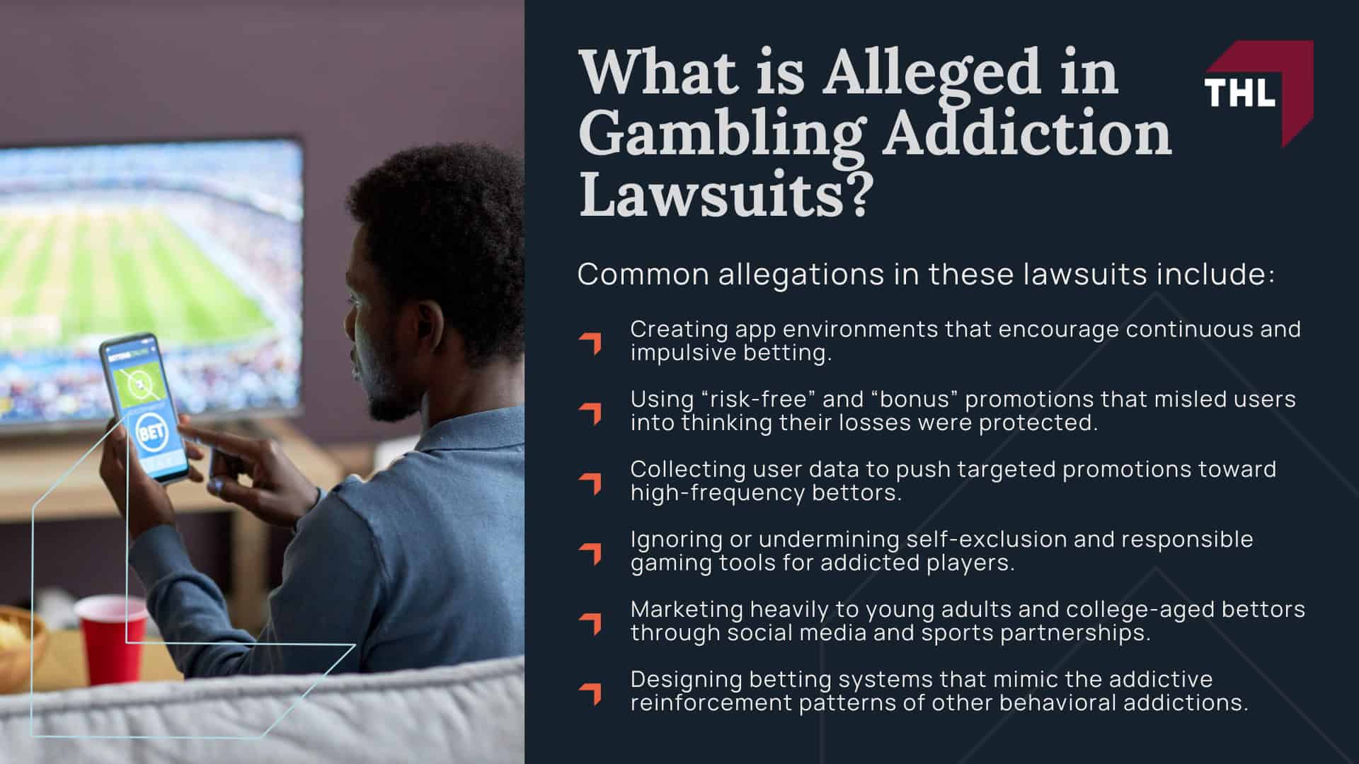 FanDuel Lawsuit for Online Gambling Addiction - FanDuel Gambling Addiction Lawsuit Overview - torhoerman law; FanDuel Lawsuit for Online Gambling Addiction - What is Alleged in Gambling Addiction Lawsuits - torhoerman law