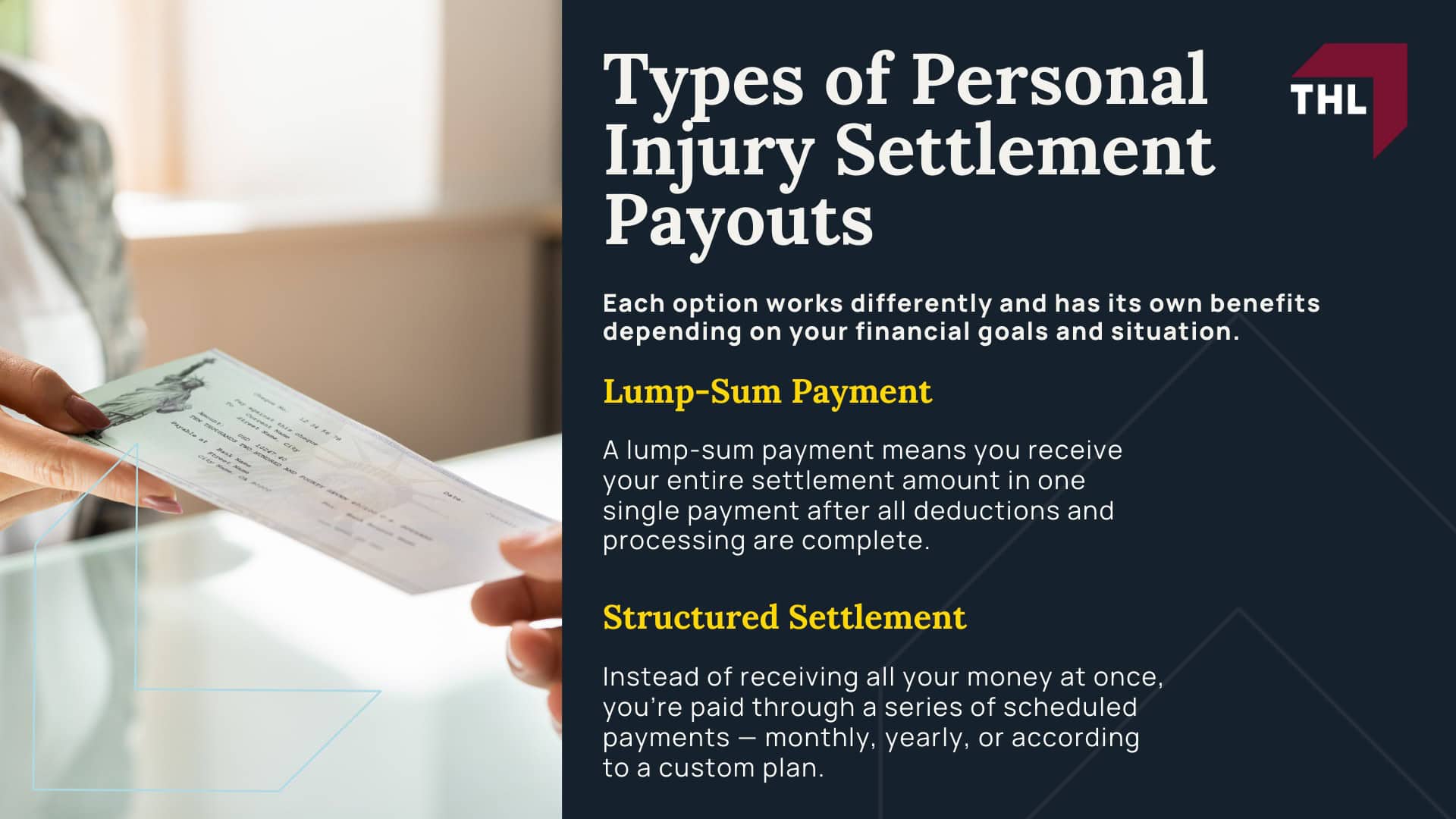 How Are Personal Injury Settlements Paid Out - What Is a Personal Injury Settlement - torhoerman law; How Are Personal Injury Settlements Paid Out - How a Settlement Is Reached - torhoerman law; How Are Personal Injury Settlements Paid Out - When the Payment Happens - torhoerman law; How Are Personal Injury Settlements Paid Out - Types of Personal Injury Settlement Payouts - torhoerman law