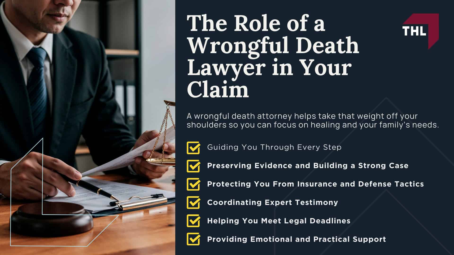 Steps in a Wrongful Death Lawsuit Complete Guide - What Is a Wrongful Death Lawsuit - torhoerman law; Steps in a Wrongful Death Lawsuit Complete Guide - Common Situations That Lead to Wrongful Death Claims - torhoerman law; Steps in a Wrongful Death Lawsuit Complete Guide - Civil Accountability, Not Criminal Punishment - torhoerman law; Statutes of Limitations: The Importance of Filing a Wrongful Death Action (As Soon as You're Ready); Steps in a Wrongful Death Lawsuit Complete Guide - Do You Have a Valid Claim Four Things You Need To Prove - torhoerman law; Steps in a Wrongful Death Lawsuit Complete Guide - Step-by-Step How a Wrongful Death Lawsuit Works - torhoerman law; Steps in a Wrongful Death Lawsuit Complete Guide - How Much Can I Get for a Wrongful Death Claim - torhoerman law; Steps in a Wrongful Death Lawsuit Complete Guide - Economic Damages - torhoerman law; Steps in a Wrongful Death Lawsuit Complete Guide - Non-Economic Damages - torhoerman law; Punitive Damages; Steps in a Wrongful Death Lawsuit Complete Guide - How Attorneys Prove Damages - torhoerman law; Steps in a Wrongful Death Lawsuit Complete Guide - The Role of a Wrongful Death Lawyer in Your Claim - torhoerman law