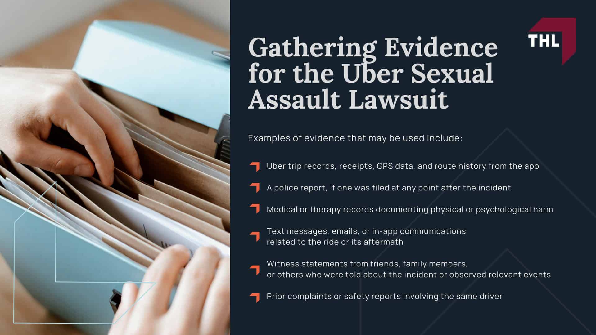 Atlanta Uber Sexual Assault Lawyer - Uber Sexual Assault Lawsuits and the National Litigation - torhoerman law; Atlanta Uber Sexual Assault Lawyer - Can I Sue Uber if the Assault Happened in Atlanta - torhoerman law; Atlanta Uber Sexual Assault Lawyer - Common Allegations Raised in Uber Sexual Assault Claims - torhoerman law; Atlanta Uber Sexual Assault Lawyer - Who Qualifies for the Uber Sexual Assault Lawsuit - torhoerman law; Atlanta Uber Sexual Assault Lawyer - Gathering Evidence for the Uber Sexual Assault Lawsuit - torhoerman law