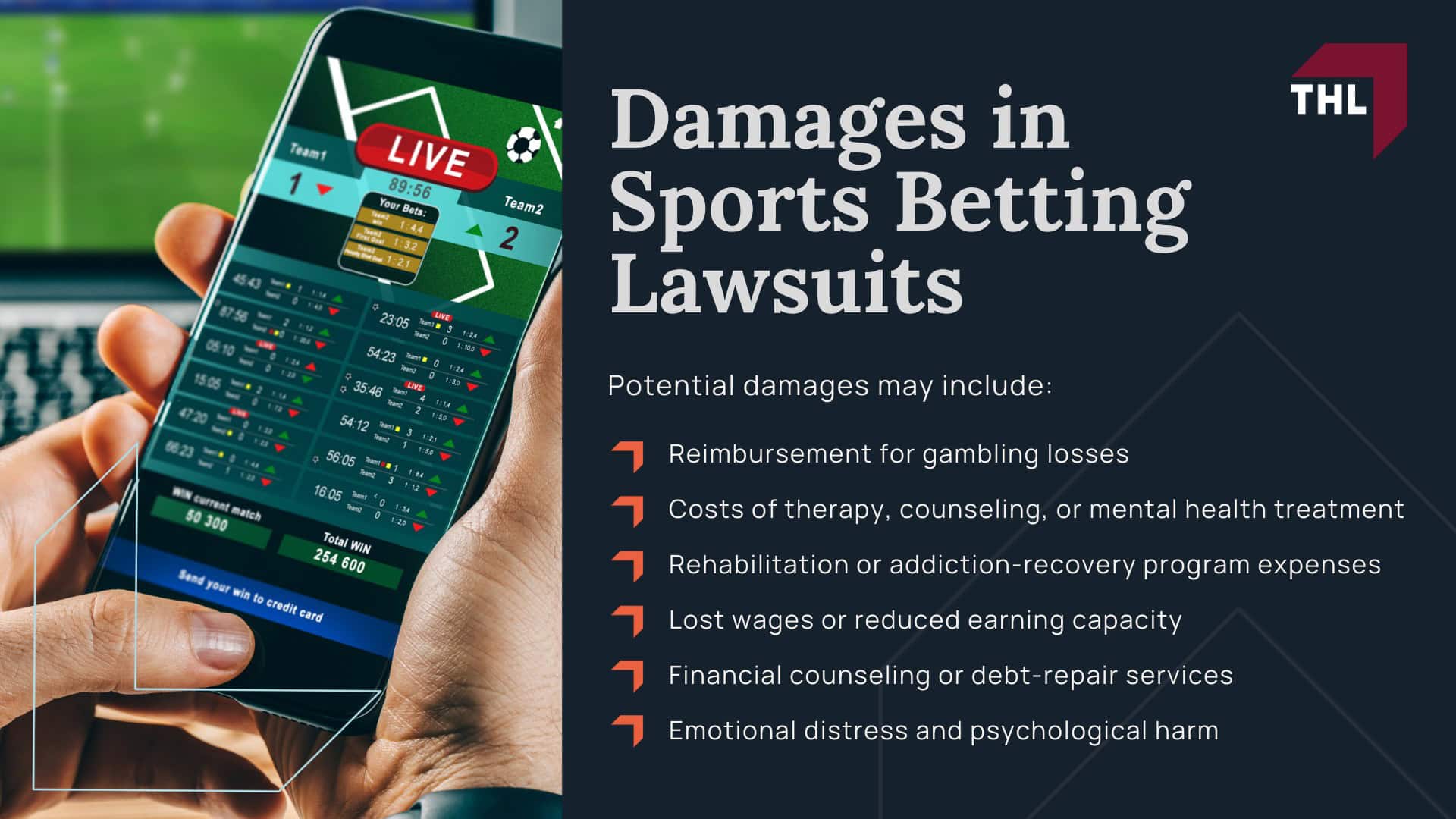 Bet365 Lawsuit for Online Gambling Addiction - Bet365 Gambling Addiction Lawsuit Overview - torhoerman law; Bet365 Lawsuit for Online Gambling Addiction - What Is Being Alleged Against Online Betting Platforms - torhoerman law; Bet365 Lawsuit for Online Gambling Addiction - Who Qualifies for the Bet365 Gambling Addiction Lawsuit - torhoerman law; Bet365 Lawsuit for Online Gambling Addiction - Gathering Evidence for a Gambling Addiction Lawsuit - torhoerman law; Bet365 Lawsuit for Online Gambling Addiction - Damages in Sports Betting Lawsuits - torhoerman law