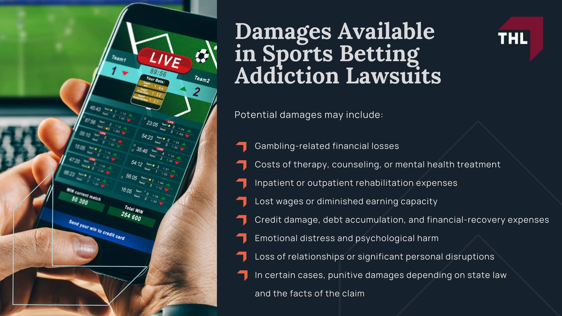 Sports Betting Addiction Lawsuit_ Who Qualifies_ - Sports Betting Addiction Lawsuit Overview - torhoerman law; Sports Betting Addiction Lawsuit Who Qualifies - How Sportsbooks May Contribute to Gambling AddictionSports Betting Addiction Lawsuit Who Qualifies - torhoerman law; Sports Betting Addiction Lawsuit_ Who Qualifies_ - Why These Cases Differ From Ordinary Gambling Loss Disputes - torhoerman law; Sports Betting Addiction Lawsuit_ Who Qualifies_ - Who Qualifies for a Sports Betting Addiction Lawsuit_ - torhoerman law; Sports Betting Addiction Lawsuit_ Who Qualifies_ - Qualification Factors for the Gambling Addiction Lawsuit - torhoerman law; Sports Betting Addiction Lawsuit_ Who Qualifies_ - Are There Financial Requirements for Qualification_ - torhoerman law; Sports Betting Addiction Lawsuit_ Who Qualifies_ - Can You File a Lawsuit If You Started Gambling Underage_ - torhoerman law; Sports Betting Addiction Lawsuit Who Qualifies - Sports Betting Platforms Under Review in Gambling Addiction Investigations - torhoerman law; Sports Betting Addiction Lawsuit_ Who Qualifies_ - Evidence Needed to Support a Claim - torhoerman law; Sports Betting Addiction Lawsuit_ Who Qualifies_ - How Lawyers Use This Evidence to Build Your Case - torhoerman law; Sports Betting Addiction Lawsuit_ Who Qualifies_ - Damages Available in Sports Betting Addiction Lawsuits - torhoerman law
