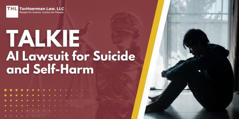 Talkie AI Lawsuit for Suicide and Self-Harm; Talkie AI Lawsuit for Suicide and Self-Harm - What is Talkie AI - torhoerman law; Talkie AI Lawsuit for Suicide and Self-Harm - What is Talkie AI - torhoerman law (1); Talkie AI Lawsuit for Suicide and Self-Harm - Talkie AI Safety Policies on Self-Harm and Suicide Content - torhoerman law; Talkie AI Lawsuit for Suicide and Self-Harm - Talkie AI Safety Policies on Self-Harm and Suicide Content - torhoerman law; Talkie AI Lawsuit for Suicide and Self-Harm - Why Vulnerable Users May Turn to AI for Emotional Support - torhoerman law; Are There Lawsuits Involving AI Chatbot Makers Related to Suicide and Self-Harm?; Talkie AI Lawsuit for Suicide and Self-Harm - What Evidence Matters in an AI Lawsuit - torhoerman law; Talkie AI Lawsuit for Suicide and Self-Harm - Who May Qualify for an AI Suicide or Self-Harm Lawsuit - torhoerman law; Talkie AI Lawsuit for Suicide and Self-Harm - Potential Damages in AI Suicide and Self-Harm Lawsuits - torhoerman law; Talkie AI Lawsuit for Suicide and Self-Harm - TorHoerman Law Investigating Talkie AI Suicide and Self-Harm Claims - torhoerman law