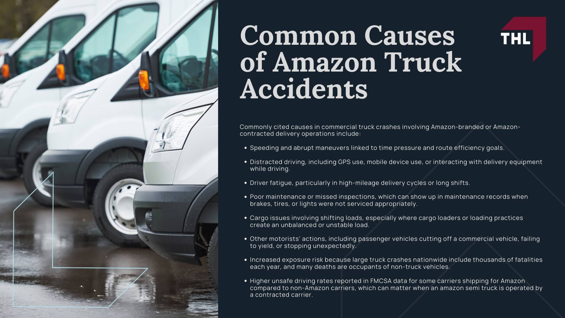Can I Sue for an Amazon Truck Accident_ - Steps to Take After Being Injured in an Accident with an Amazon Truck - torhoerman law; Can I Sue for an Amazon Truck Accident_ - Common Causes of Amazon Truck Accidents - torhoerman law