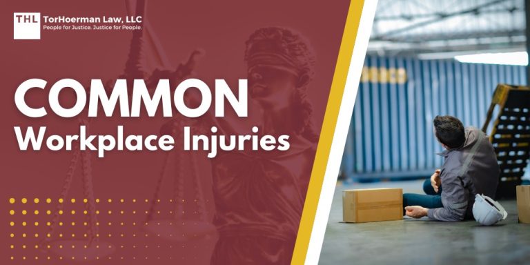 Common Workplace Injuries; Common Workplace Injuries - Compensation For Injured Workers - torhoerman law; Common Workplace Injuries - Common Types of Workplace Injuries - torhoerman law; Common Workplace Injuries - How Do Workplace Injuries Occur - torhoerman law; Common Workplace Injuries - What To Do After Being Injured in the Workplace - torhoerman law; Common Workplace Injuries - Step-By-Step Explanation Of The Workplace Injury Lawsuit Process - torhoerman law; Common Workplace Injuries - Types Of Damages Recoverable In A Workplace Injury Lawsuit - torhoerman law; Common Workplace Injuries - The Role Of A Workplace Injury Attorney - torhoerman law; Common Workplace Injuries - Workers’ Compensation Vs. Workplace Accident Claims - torhoerman law; Common Workplace Injuries - TorHoerman Law_ Injured in the Workplace_ Contact Us Today - torhoerman law