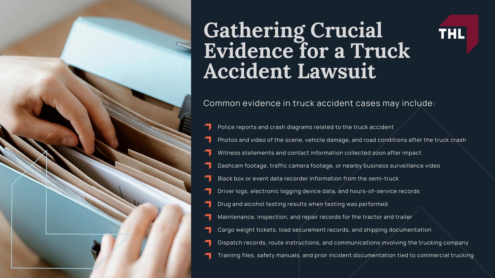 How Can an Experienced Truck Accident Attorney Help You After a Serious Accident; Identifying Liable Parties in a Truck Accident Claim; Gathering Crucial Evidence for a Truck Accident Lawsuit