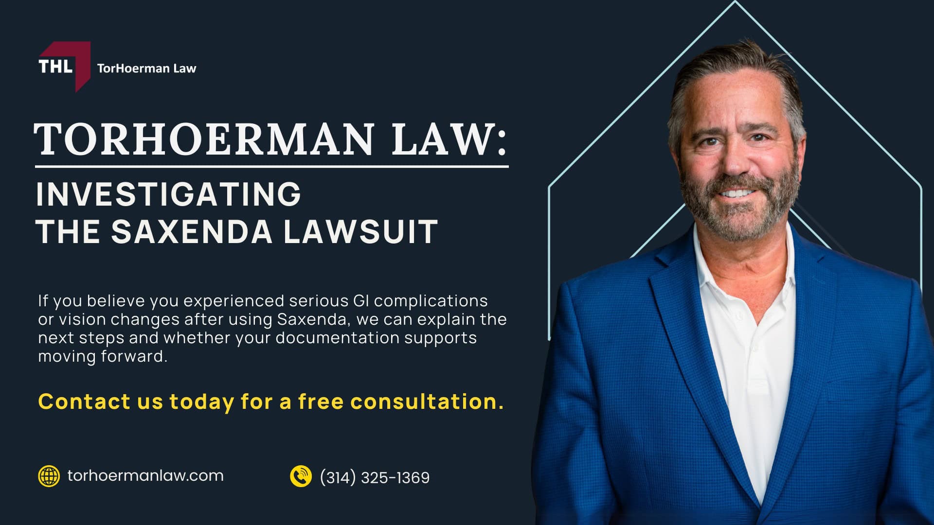 Saxenda Lawsuit - Severe Digestive Conditions Alleged in GLP-1 Lawsuits - torhoerman law (1); Saxenda Lawsuit - Saxenda Lawsuit Overview - torhoerman law; Saxenda Lawsuit - Other Drugs and Manufacturers Named in the GLP-1 Lawsuits - torhoerman law; Saxenda Lawsuit - Alleged Injuries and Medical Conditions Linked to GLP-1 Drugs - torhoerman law; Saxenda Lawsuit - Vision Loss Potentially Linked to GLP-1 Usage - torhoerman law; Saxenda Lawsuit - Do You Qualify for a Saxenda Lawsuit - torhoerman law; Saxenda Lawsuit - Evidence Commonly Reviewed in GLP-1 Lawsuits - torhoerman law; Saxenda Lawsuit - Damages in Saxenda Lawsuit Claims - torhoerman law; Saxenda Lawsuit - TorHoerman Law Investigating the Saxenda Lawsuit - torhoerman law