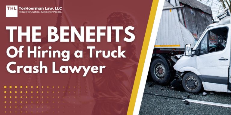 The Benefits of Hiring a Truck Crash Lawyer; How Can an Experienced Truck Accident Attorney Help You After a Serious Accident; Identifying Liable Parties in a Truck Accident Claim; Gathering Crucial Evidence for a Truck Accident Lawsuit; Calculating Damages to Compensate Truck Accident Victims; Handling All Steps of Truck Accident Litigation_ From Initial Claim to Trial If Necessary; The Legal Process for a Truck Accident Lawsuit Explained; Do You Qualify for a Truck Accident Lawsuit; Statute of Limitations for Semi-Truck Accident Claims; The Benefits of Hiring a Truck Crash Lawyer - TorHoerman Law_ Seeking Maximum Compensation for Truck Accident Victims