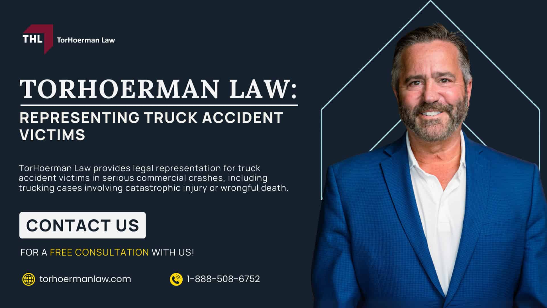 How a Semi-Truck Accident Lawsuit Typically Unfolds; The Benefits of Hiring an Experienced Truck Accident Lawyer; Why Semi-Truck Accident Cases Are More Complex Than Car Accident Claims; What Evidence Matters Most in a Truck Accident Lawsuit; How Damages Are Evaluated in a Semi-Truck Accident Case; How Long Does a Semi-Truck Accident Lawsuit Take; Will My Truck Accident Case Go to Trial; What If the Trucking Company Denies Responsibility; TorHoerman Law_ Representing Truck Accident Victims