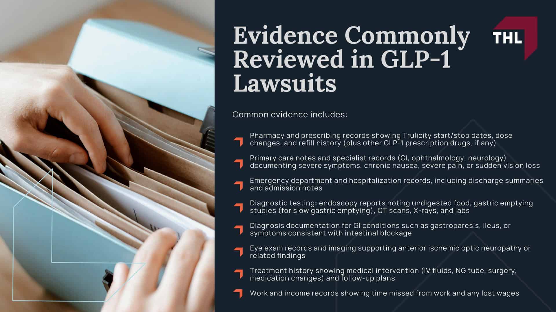 Trulicity Lawsuit - Trulicity Lawsuit Overview; Trulicity Lawsuit - Why Trulicity Is Named in the GLP-1 Litigation; Trulicity Lawsuit - Other Drugs and Manufacturers Named in the GLP-1 Lawsuits (1); Trulicity Lawsuit - Alleged Injuries and Medical Conditions Linked to GLP-1 Drugs; Trulicity Lawsuit - Severe Gastrointestinal Issues Alleged in GLP-1 Lawsuits; Trulicity Lawsuit - Vision Loss Potentially Linked to GLP-1 Usage; Trulicity Lawsuit - Do You Qualify for a Trulicity Lawsuit; Trulicity Lawsuit - Evidence Commonly Reviewed in GLP-1 Lawsuits